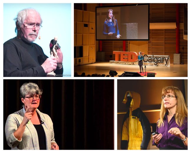 Clockwise from upper left: Ken Low, Lauren Voisin, Glenda MacQueen, Cheri Macauley 